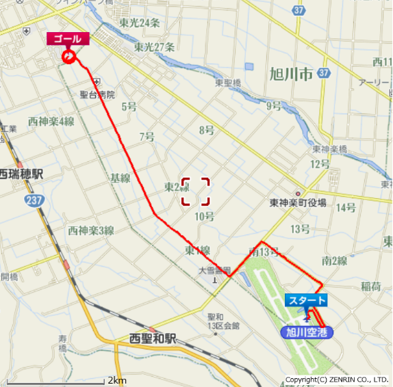 旭川開発センター 地図