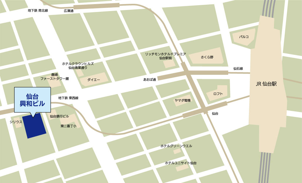 仙台開発センター地図