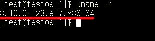 uname -r