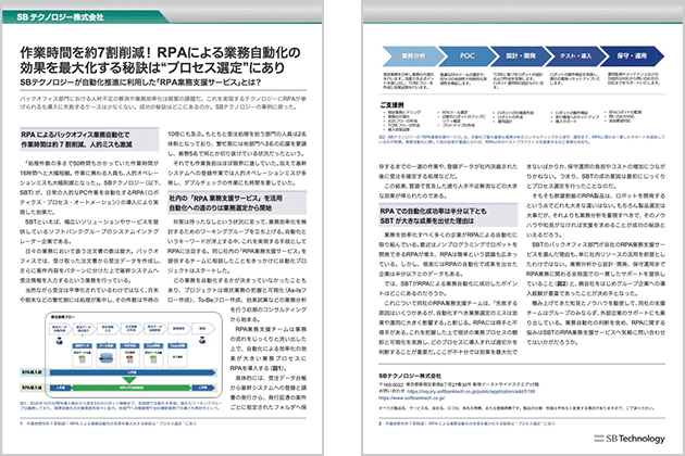 作業時間を約7割削減！ RPA による業務自動化の効果を最大化する秘訣は“プロセス選定”にあり