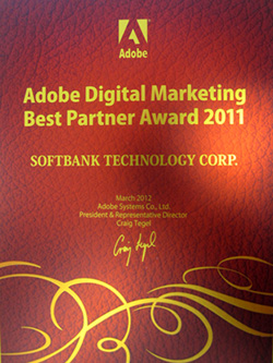 Adobe Digital Marketing Best Partner Award 2011