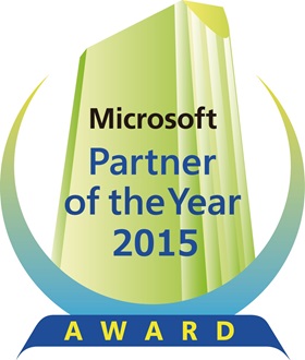 マイクロソフト ジャパン パートナー オブ ザ イヤー 2015　ロゴマーク