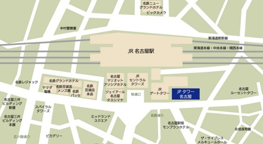 名古屋オフィスの地図