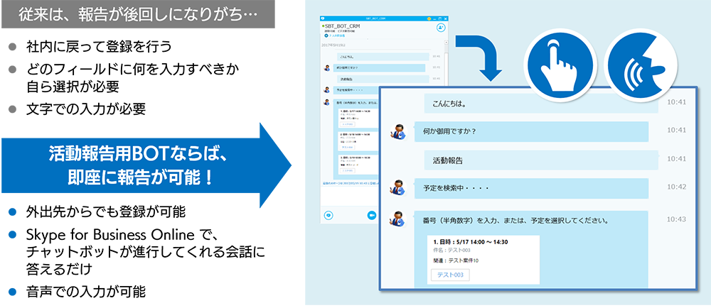 Dynamics 365 活動報告用 BOT