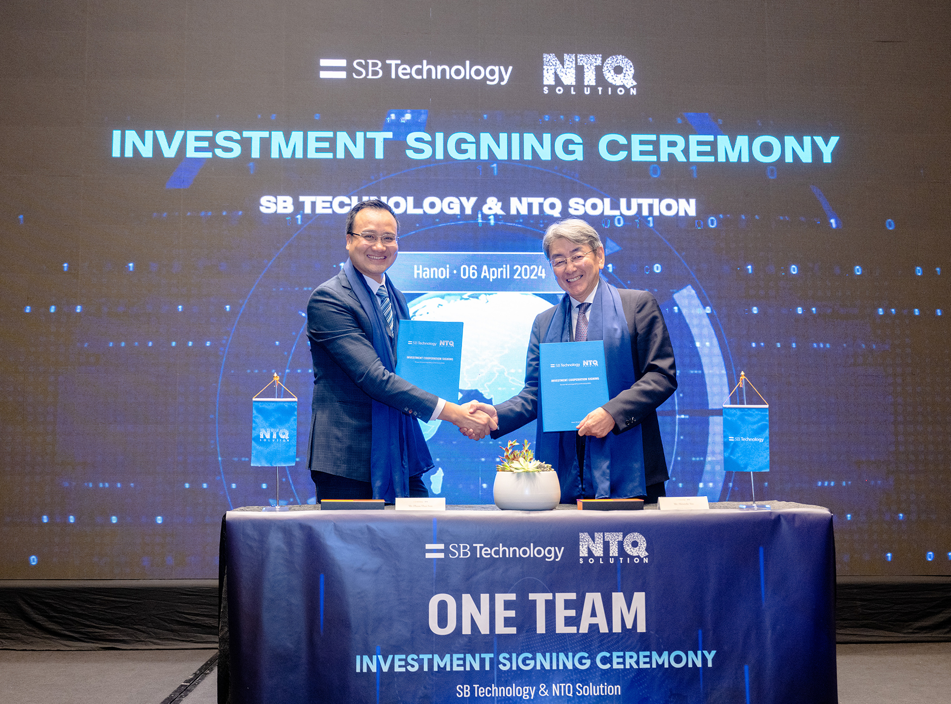 The signing ceremony held on April 6, 2024