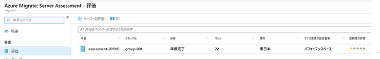 2評価を確認