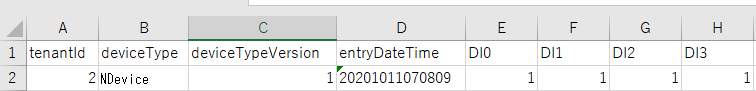 IoT Core Connectの操作画面