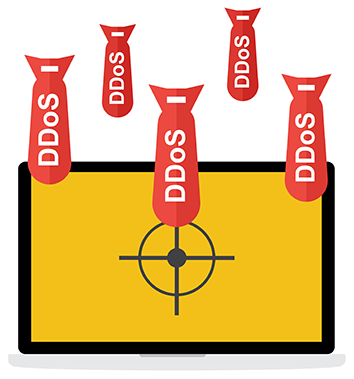 DDoS 攻撃は、攻撃者にとって実施難易度が低い手法